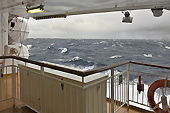 Tempête le premier jour de la traversée du passage de Drake - MS Midnatsol