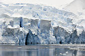 Front d'un glacier de montagne - Brabant Island - ANTARCTIQUE