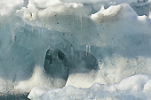 Cavité dans un iceberg - Orne Harbour - ANTARCTIQUE