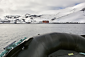 Débarquement sur l'ancienne base baleinière norvégienne - Whalers Bay - Deception Island - ANTARCTIQUE