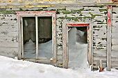 "Biscoe House" Dortoir des baleiniers lorsque la base baleinière norvégienne était en activité - Whalers Bay - Deception Island - ANTARCTIQUE