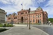 La Maison Rose (en espagnol, Casa Rosada) est le siège du pouvoir exécutif argentin (1898) - Buenos Aires - ARGENTINE