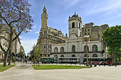 Le Cabildo (1751 et 1940), premier hôtel de ville de l'histoire de Buenos Aires et le Palais de la Législature "Le Palacio Ayerza" (1926 - 1931) - Buenos Aires - ARGENTINE
