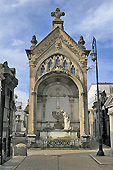 Mausolée dans le cimetière de Recoleta - Buenos Aires - ARGENTINE