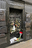 Mausolée de la famille "Duarte" ou se trouve "María Eva Duarte de Perón" "Évita" (1919-1952) dans le cimetière de Recoleta - Buenos Aires - ARGENTINE