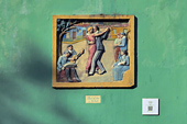 Fresque murale "Clavel del Aire" de Luis Perlotti (1890-1969) - La Boca - Caminito - Buenos Aires - ARGENTINE
