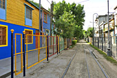 Ancienne ligne du chemin de fer qui aboutissait au port - La Boca - Caminito - Buenos Aires - ARGENTINE