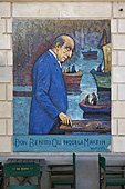Tableau du peintre argentin "Benito Quinquela Martin" (1890-1977) - La Boca - Caminito - Buenos Aires - ARGENTINE