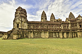 Galerie à l'extérieur de la deuxième enceinte du temple - Angkor Vat - Cambodge