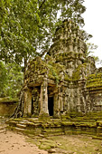 Entrée (gopura) dans la première enceinte - Temple de Preah Khan - Cambodge