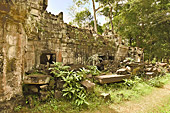 Ruines dans le sanctuaire - Temple de Preah Khan - Cambodge