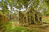 Ruines dans le sanctuaire - Temple de Preah Khan - Cambodge