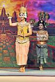 Danseuses cambodgiennes Apsaras - Siem Reap - Cambodge