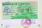 Visa d'entrée au Cambodge