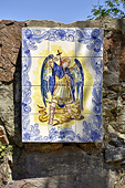 Plaque religieuse "San Miguel" - Colonia del Sacremento - URUGUAY