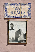 Plaque "Pasaje de la Muralla" - Colonia del Sacremento - URUGUAY