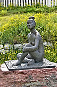 Sculpture sur la place principale - Qaqortoq - Groenland