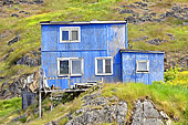 Maison colorée sur les hauteurs - Qaqortoq - Groenland