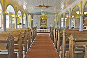 Intérieur de l'ancienne église historique (Church of Our Saviour - 1832) - Qaqortoq - Groenland