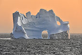 Coucher du soleil de minuit (23 heures local, 03 heures à Paris) - Qaqortoq - Groenland