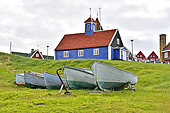 L'église "Bethel Church" dite l'"Église bleue" (1775) - Sisimiut - Groenland
