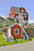 Maison colorée - Sisimiut - Groenland