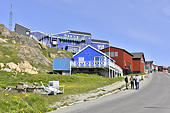 Route menant au supermarché - Sisimiut - Groenland