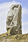 Statue en pierre - Sisimiut - Groenland