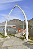 Arcade réalisée avec des côtes de baleine - Qeqertarsuaq - Groenland