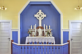 L'autel de l'église octogonale - Qeqertarsuaq - Groenland