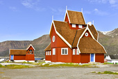 L'église octogonale - Qeqertarsuaq - Groenland
