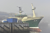 Le port d'Ilulissat dans le brouillard - Groenland