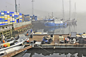 Le brouillard envahit la ville, retour au port pour regagner le MS Maud - Ilulissat - Groenland