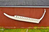 Décoration sur le mur d'une maison - Ilulissat - Groenland