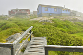 Maisons colorées sur les hauteurs - Ilulissat - Groenland