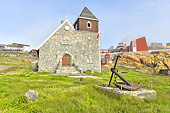 L'église (La seule du Groenland construite en granit, 1935) - Uummannaq - Groenland