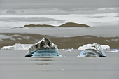 Navigation au milieu des icebergs dans la baie de Disko - Groenland