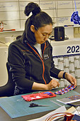 Fabrique de vêtements dans l'atelier de couture traditionnelle - Nuuk - Groenland