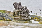 Statue de Arnakuagsak ou Sassuma, également connu sous le nom de "Sedna", la déesse de la mer - Nuuk - Groenland