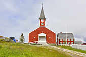 Cathédrale évangélique luthérienne (Annaassisitta Oqaluffia) ou l'église de notre Sauveur (1848) - Nuuk - Groenland