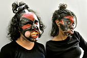 Démonstration de masques vivants inuits - Nuuk - Groenland