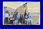 Ancienne photo d'habitants inuits - Nuuk - Groenland