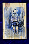Ancienne photo d'habitant inuit - Nuuk - Groenland