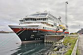 Le navire MS Maud au mouillage dans le port de Nuuk - Groenland