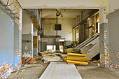 Intérieur d'un bâtiment abandonné - Ivittuut - Groenland
