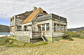 Maison abandonnée dans le village d'Ivittuut - Groenland