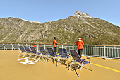 La côte vue depuis le pont supérieur - Passage du Prince Christian (Prins Christian Sund) - Groenland