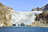 Un glacier vue depuis le pont supérieur - Passage du Prince Christian (Prins Christian Sund) - Groenland