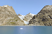 Un glacier vue depuis le pont supérieur - Passage du Prince Christian (Prins Christian Sund) - Groenland
