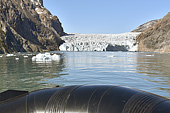 En zodiac devant le glacier Kangerluk - Passage du Prince Christian (Prins Christian Sund) - Groenland